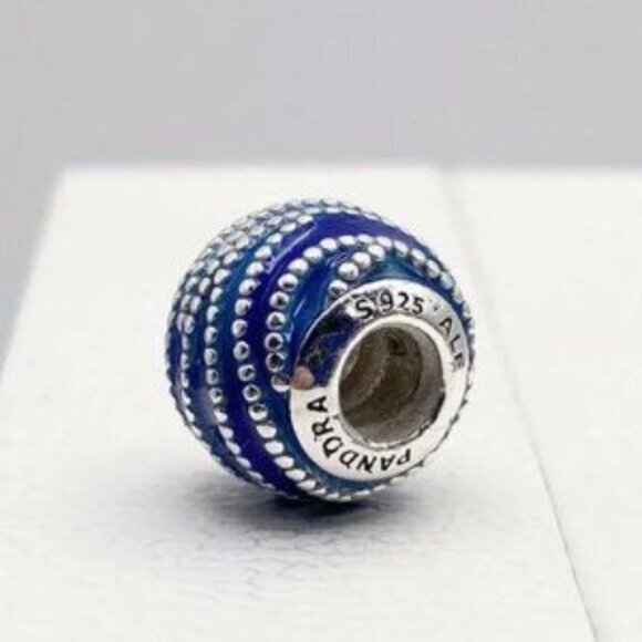 Pandora Blue Wave Charm - Picture 1 of 4